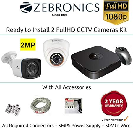 zebronics cctv camera installation